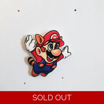Super Mario Bros 3 - Mario pin badge